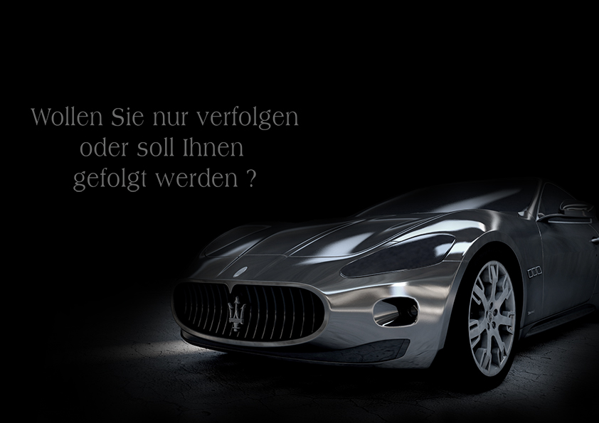 vorne dabei sein